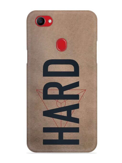 Hard Typo Snap Case for Oppo F7 Zapvi