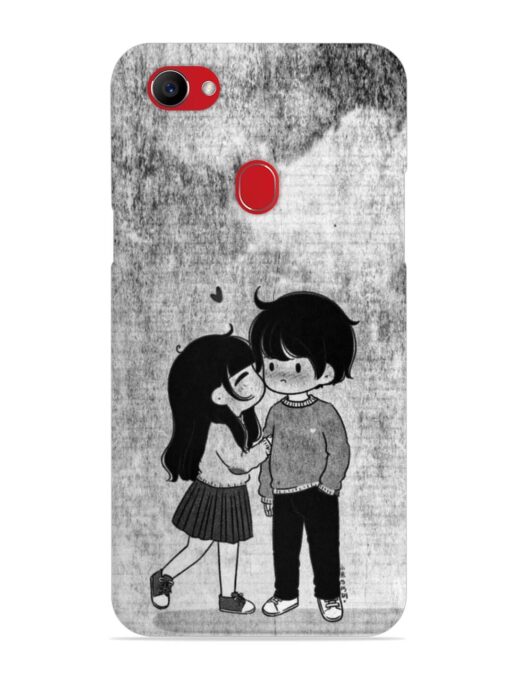 Couple Love Highlights Snap Case for Oppo F7 Zapvi