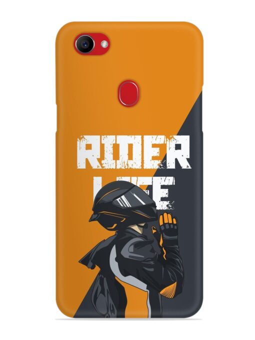 Rider Life Snap Case for Oppo F7 Zapvi