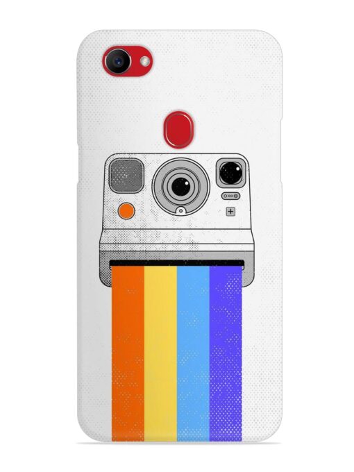 Retro Camera Art Snap Case for Oppo F7 Zapvi