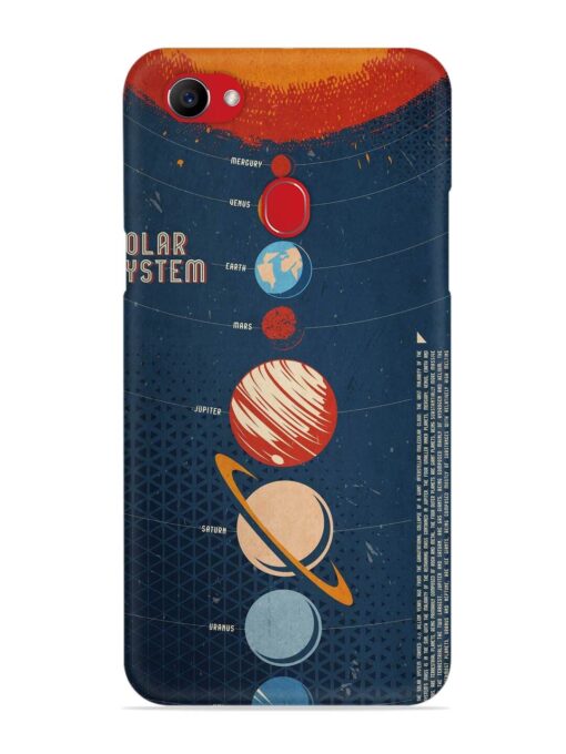 Solar System Vector Snap Case for Oppo F7 Zapvi