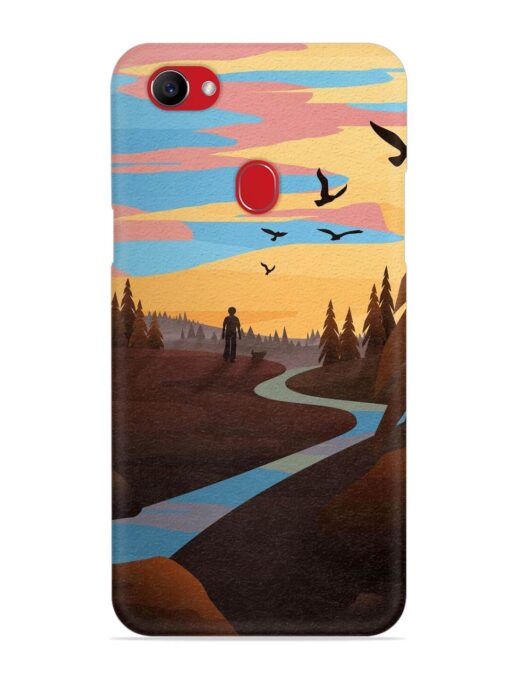 Natural Landscape Art Snap Case for Oppo F7 Zapvi