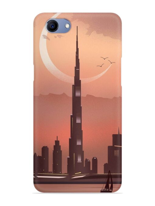 Landmark Burj Khalifa Snap Case for Oppo F7 Youth Zapvi