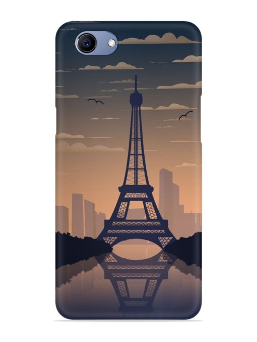 France Paris Eiffel Tower Gradient Snap Case for Oppo F7 Youth Zapvi