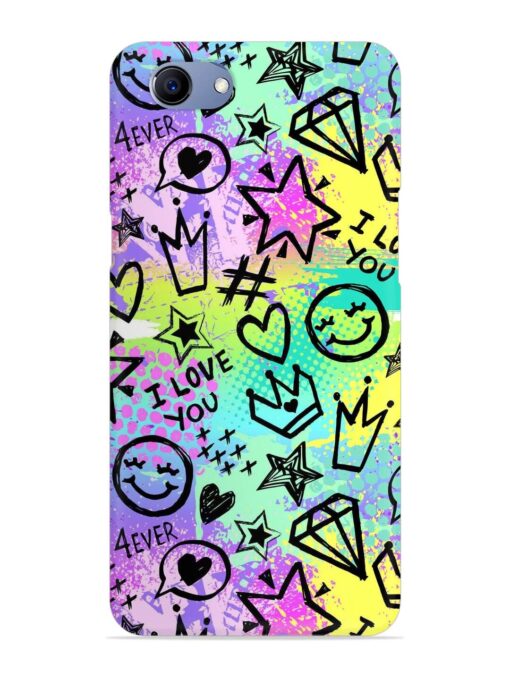 Bright Seamless Pattern Snap Case for Oppo F7 Youth Zapvi