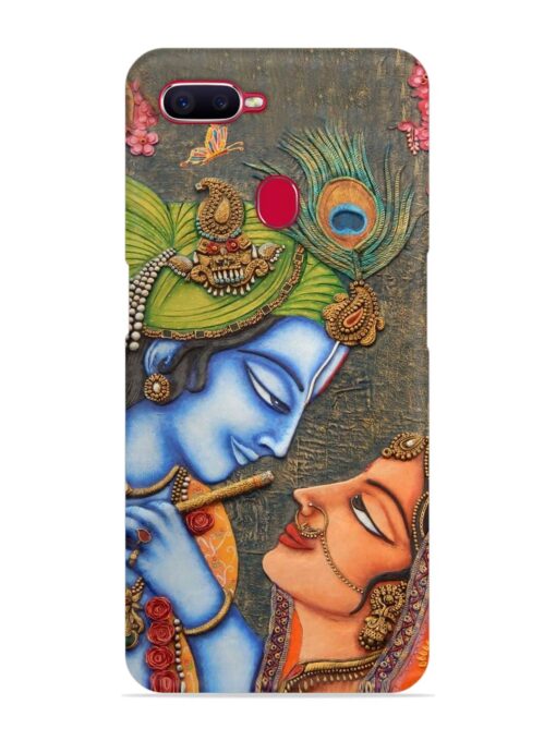 Lord Radha Krishna Flute Art Snap Case for Oppo F9 Pro Zapvi