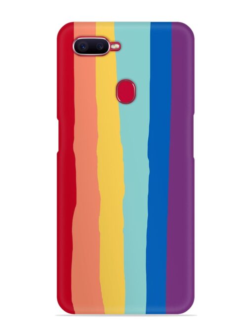 Rainbow Genuine Liquid Snap Case for Oppo F9 Pro Zapvi