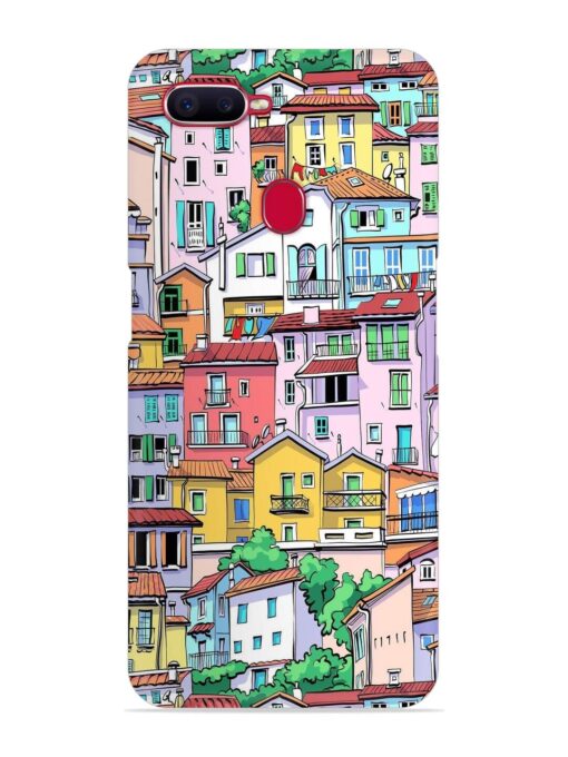 Europe Old Town Snap Case for Oppo F9 Pro Zapvi