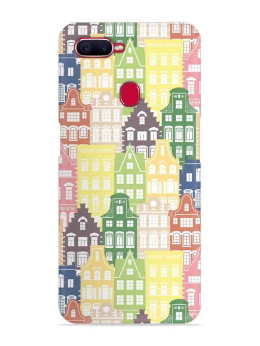 Seamless Shapes Pattern Snap Case for Oppo F9 Pro Zapvi