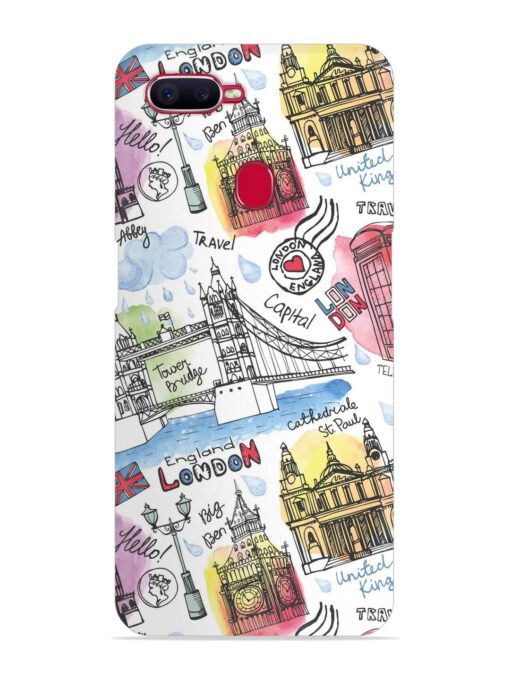 Vector London Landmark Snap Case for Oppo F9 Pro Zapvi