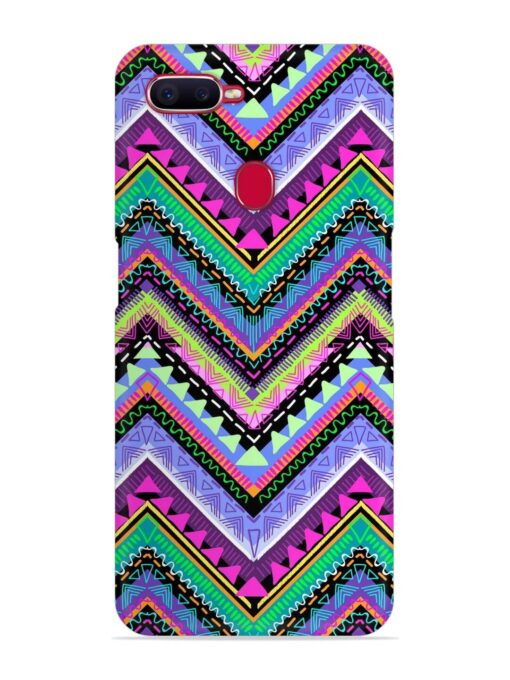 Tribal Aztec Print Snap Case for Oppo F9 Pro Zapvi