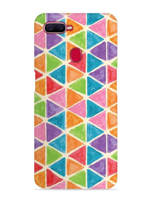 Seamless Colorful Isometric Snap Case for Oppo F9 Pro Zapvi