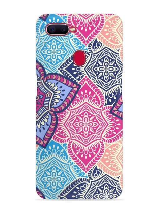 Ethnic Floral Seamless Snap Case for Oppo F9 Pro Zapvi