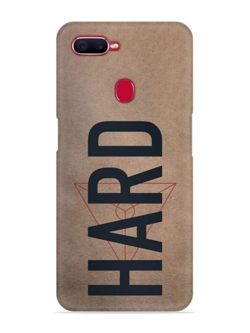 Hard Typo Snap Case for Oppo F9 Pro Zapvi