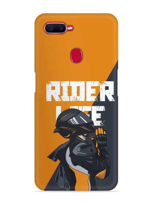 Rider Life Snap Case for Oppo F9 Pro Zapvi