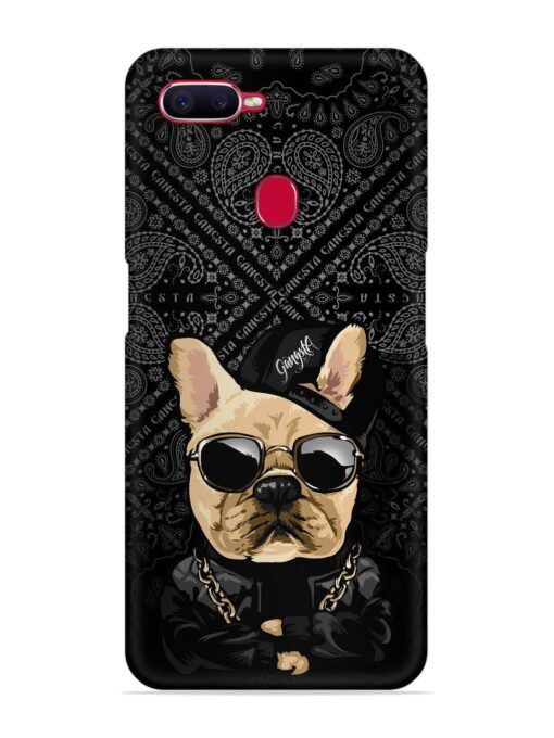 Gangsta Cool Sunglasses Dog Snap Case for Oppo F9 Pro Zapvi