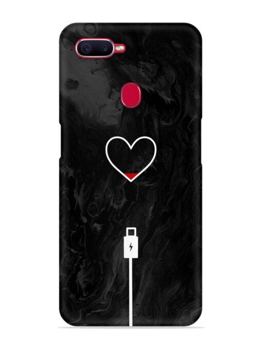 Heart Charging Vector Snap Case for Oppo F9 Pro Zapvi