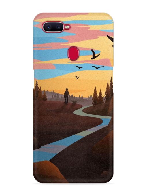 Natural Landscape Art Snap Case for Oppo F9 Pro Zapvi