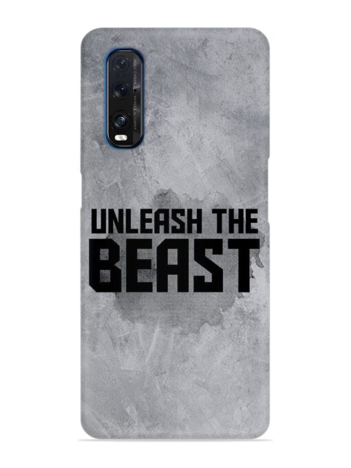 Unleash The Beast Snap Case for Oppo Find X2 Zapvi