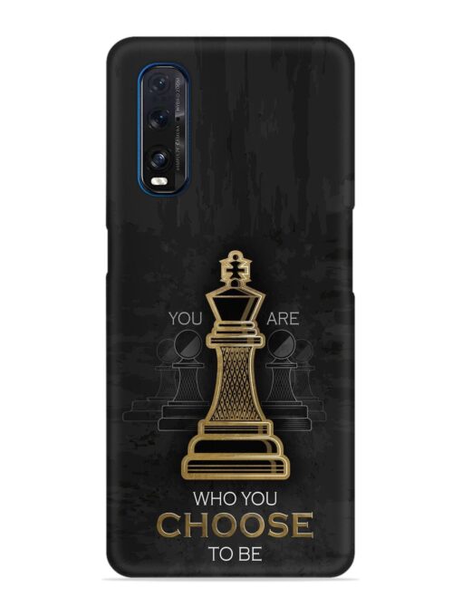 You Are Who Choose To Be Snap Case for Oppo Find X2 Zapvi