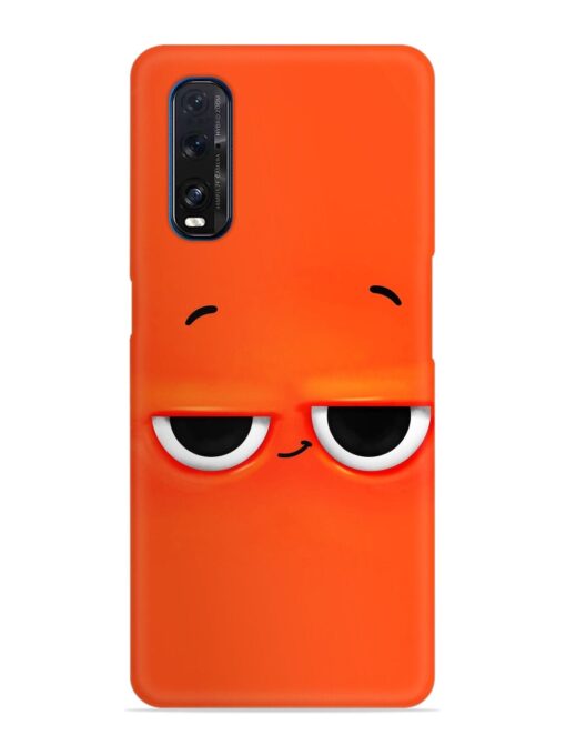 Smiley Face Snap Case for Oppo Find X2 Zapvi