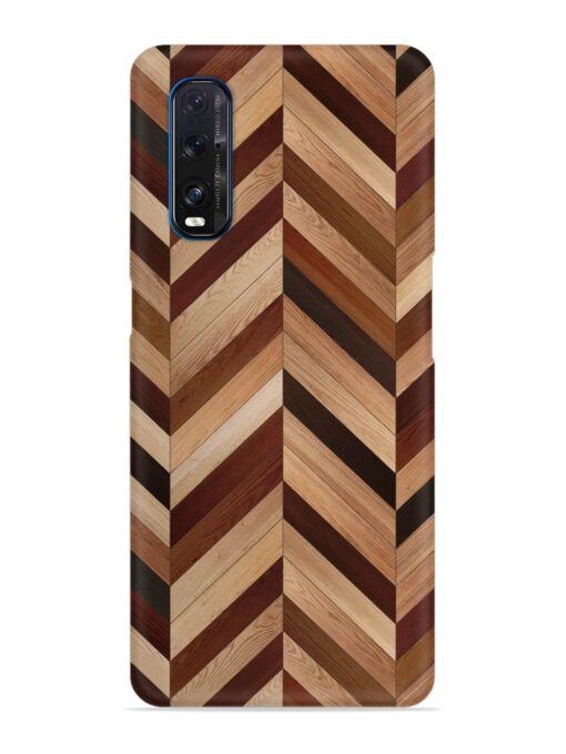 Seamless Wood Parquet Snap Case for Oppo Find X2 Zapvi