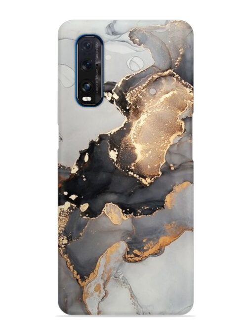 Luxury Abstract Fluid Snap Case for Oppo Find X2 Zapvi