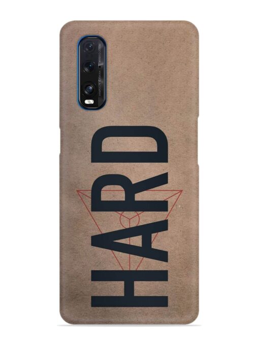 Hard Typo Snap Case for Oppo Find X2 Zapvi