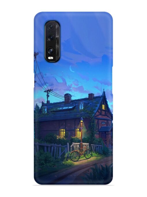 Beautiful Village House Snap Case for Oppo Find X2 Zapvi