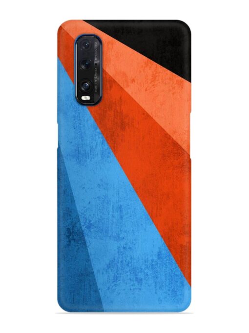 Modern Matte Abstract Snap Case for Oppo Find X2 Zapvi