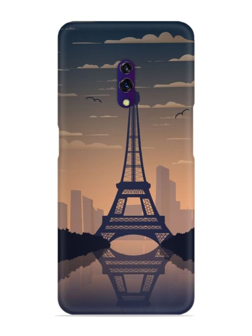 France Paris Eiffel Tower Gradient Snap Case for Oppo K3 Zapvi