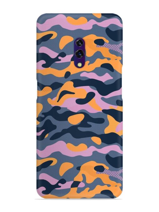 Camouflage Army Military English Orange Art Snap Case for Oppo K3 Zapvi