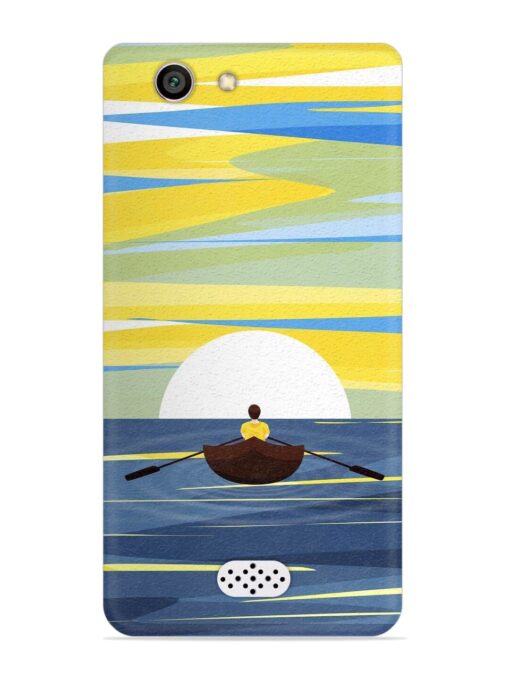 Rowing Person Ferry Paddle Snap Case for Oppo Neo 5 Zapvi