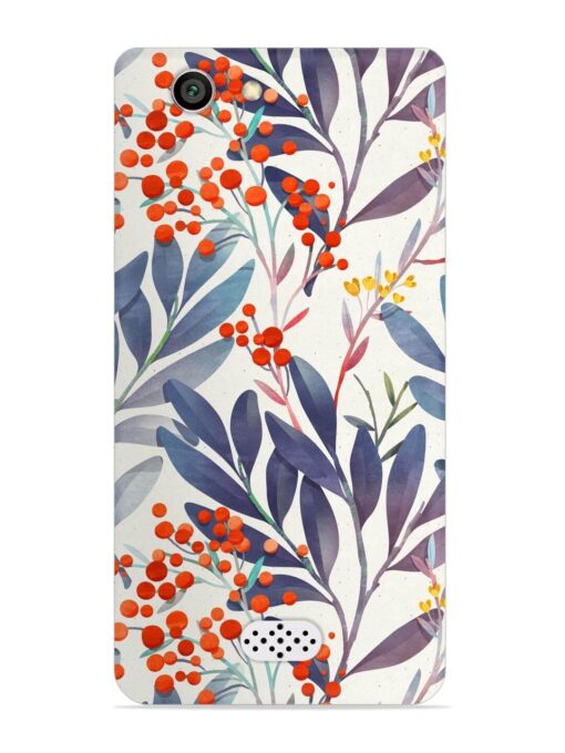 Seamless Floral Pattern Snap Case for Oppo Neo 5 Zapvi