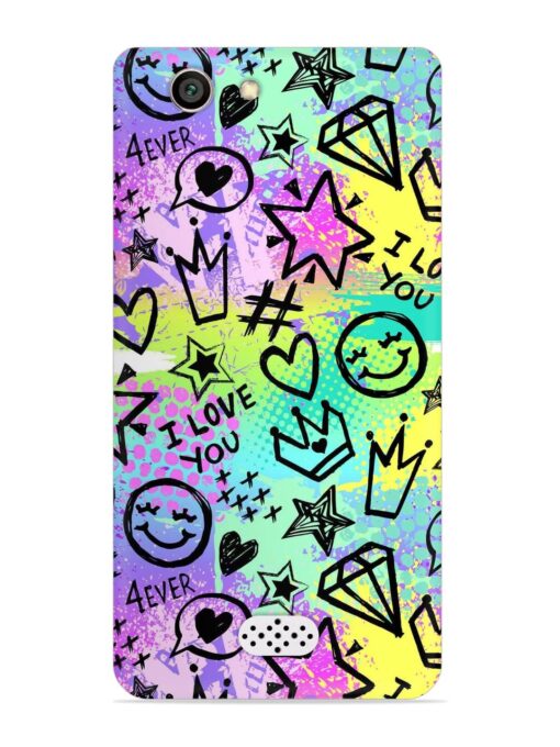 Bright Seamless Pattern Snap Case for Oppo Neo 5 Zapvi