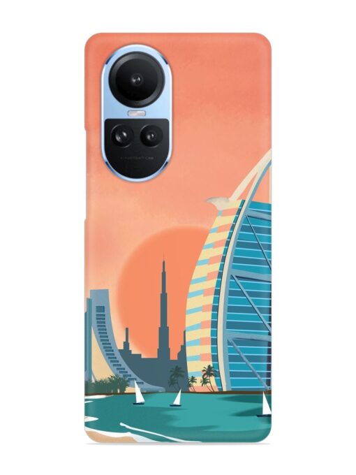 Dubai Architectural Scenery Snap Case for Oppo Reno 10 (5G) Zapvi