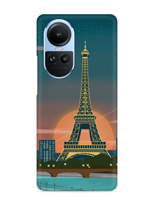 Scenery Architecture France Paris Snap Case for Oppo Reno 10 (5G) Zapvi