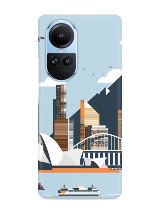 Sydney Opera Landscape Snap Case for Oppo Reno 10 (5G) Zapvi