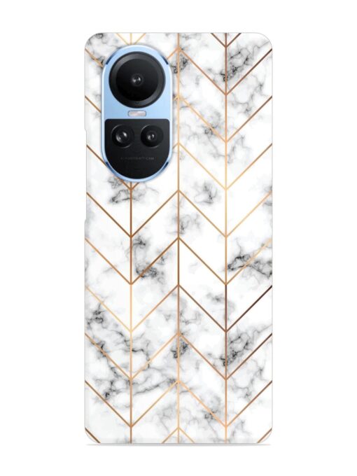 Vector Marble Texture Snap Case for Oppo Reno 10 (5G) Zapvi