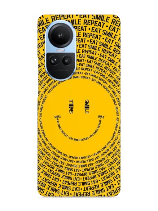 Smiley Snap Case for Oppo Reno 10 (5G) Zapvi