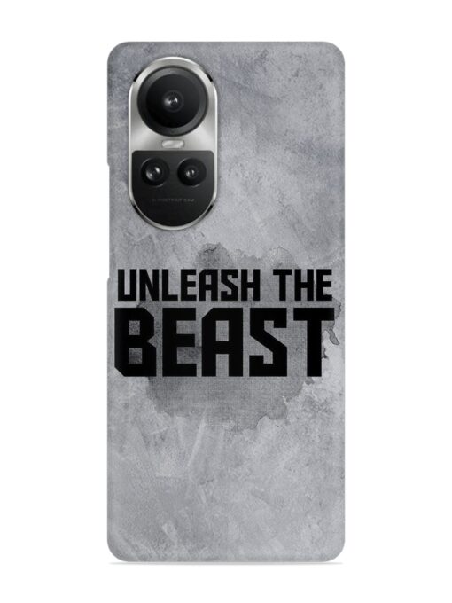 Unleash The Beast Snap Case for Oppo Reno 10 Pro (5G) Zapvi