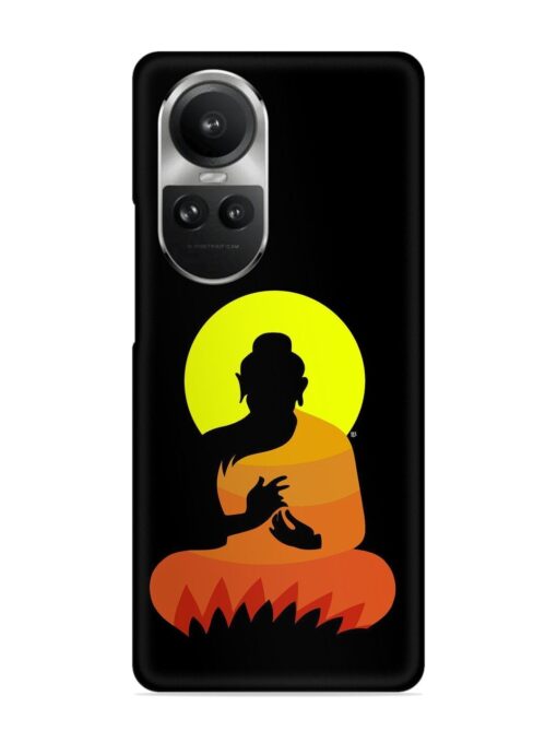 Buddha Art Black Snap Case for Oppo Reno 10 Pro (5G) Zapvi