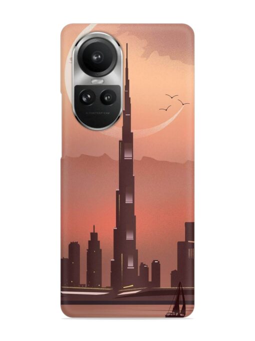 Landmark Burj Khalifa Snap Case for Oppo Reno 10 Pro (5G) Zapvi