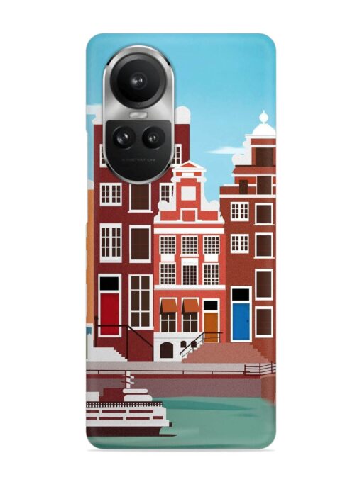 Scenery Architecture Amsterdam Landscape Snap Case for Oppo Reno 10 Pro (5G) Zapvi