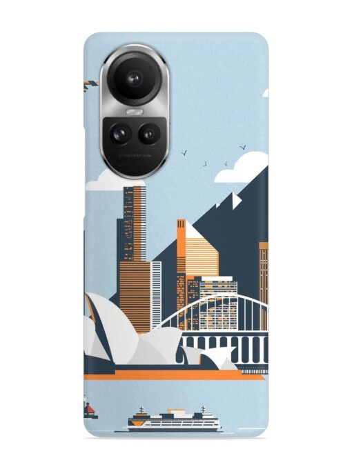 Sydney Opera Landscape Snap Case for Oppo Reno 10 Pro (5G) Zapvi