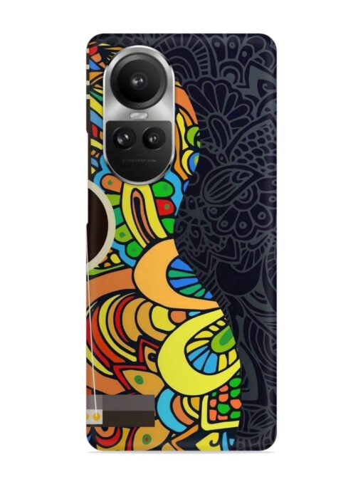 Guitar Vector Art Snap Case for Oppo Reno 10 Pro (5G) Zapvi