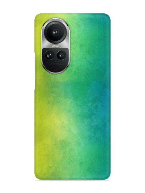 Yellow Green Gradient Snap Case for Oppo Reno 10 Pro (5G) Zapvi