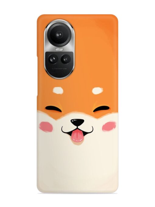 Happy Cat Art Snap Case for Oppo Reno 10 Pro (5G) Zapvi