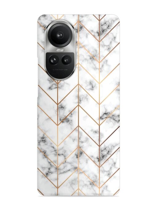 Vector Marble Texture Snap Case for Oppo Reno 10 Pro (5G) Zapvi