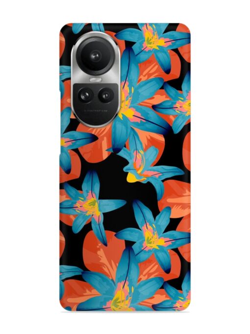 Philippine Flowers Seamless Snap Case for Oppo Reno 10 Pro (5G) Zapvi